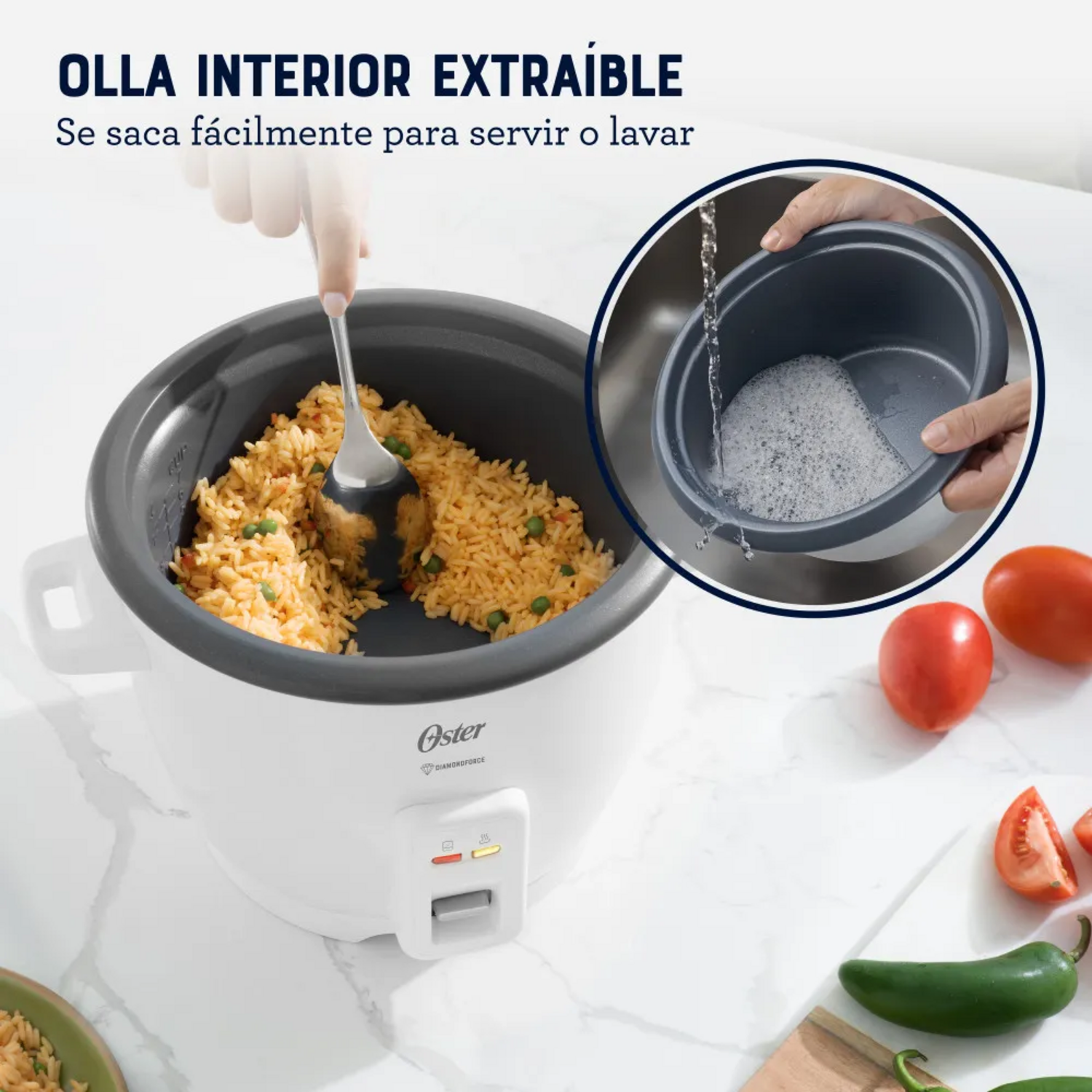 Arrocera Oster 7 Tazas Mantiene Calor Modelo 2212405-7