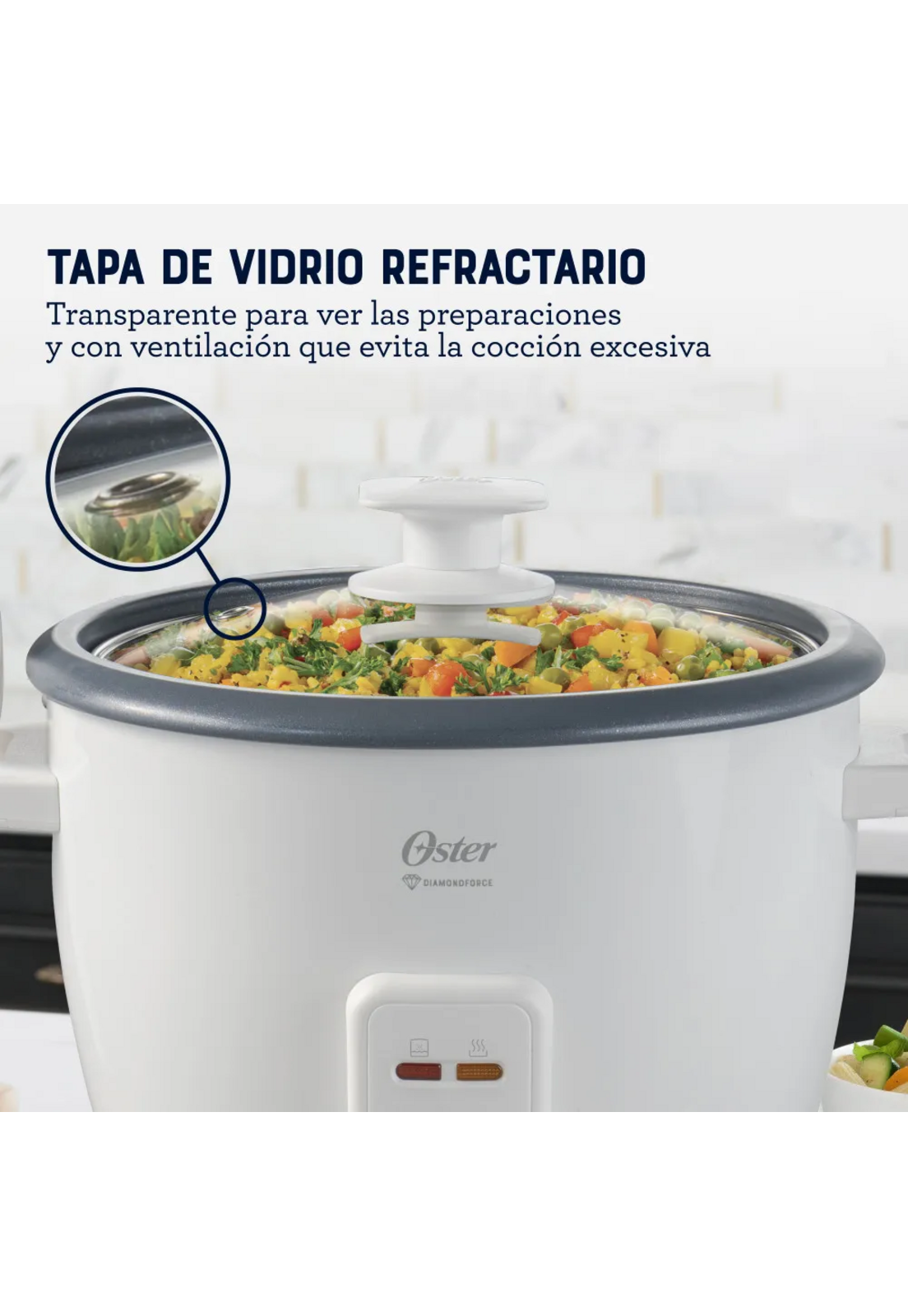 Arrocera Oster 7 Tazas Mantiene Calor Modelo 2212405-6