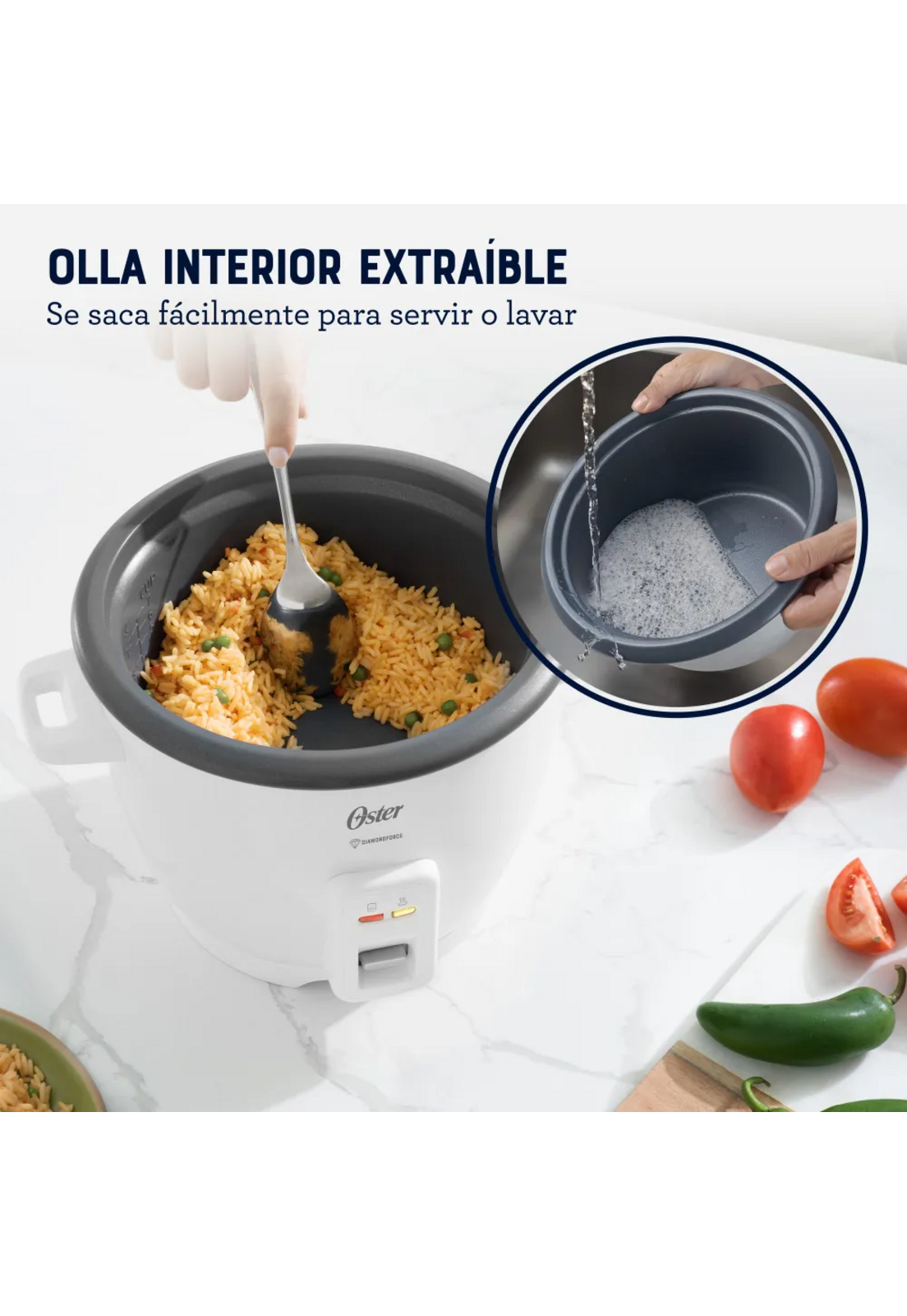 Arrocera Oster 7 Tazas Mantiene Calor Modelo 2212405-7