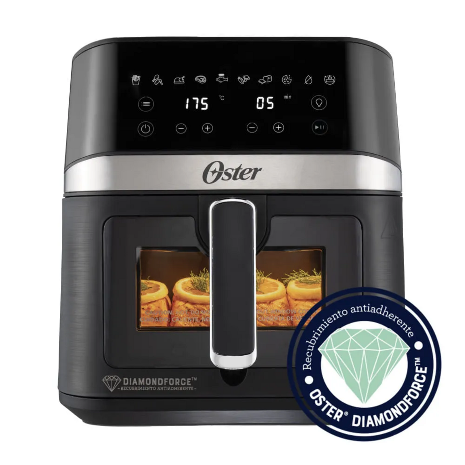 Freidora Air Fryer Oster 6L Digital con Visor Mod 2204818-5