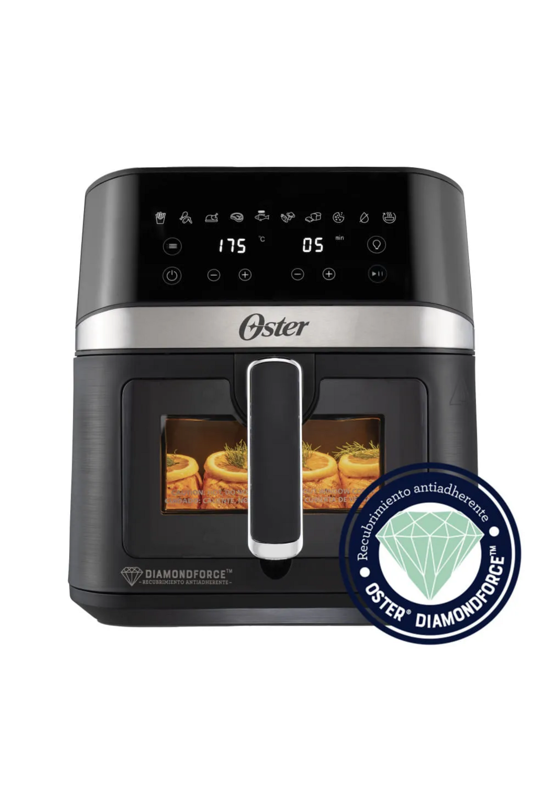 Freidora Air Fryer Oster 6L Digital con Visor Mod 2204818-3