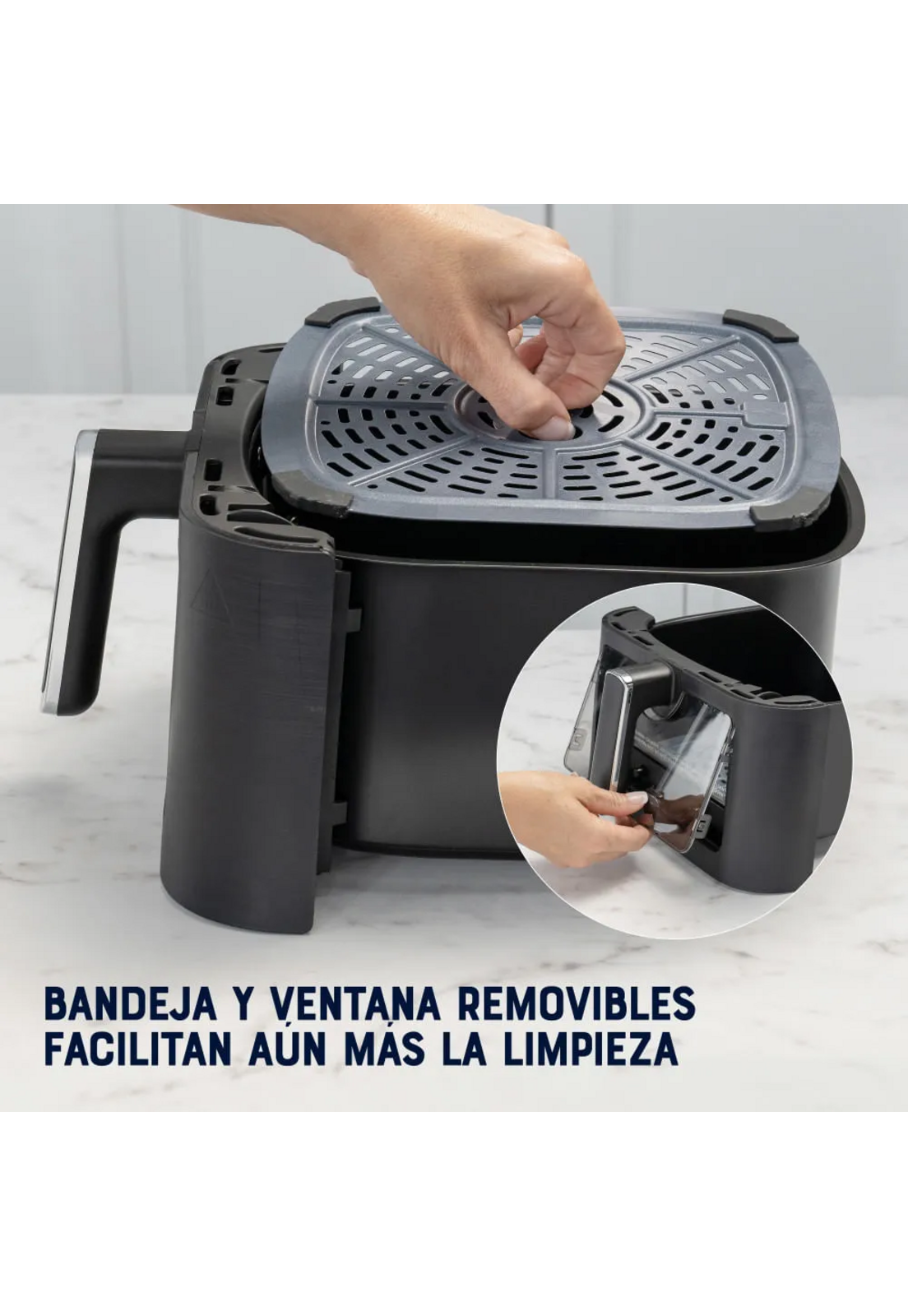 Freidora Air Fryer Oster 6L Digital con Visor Mod 2204818-7