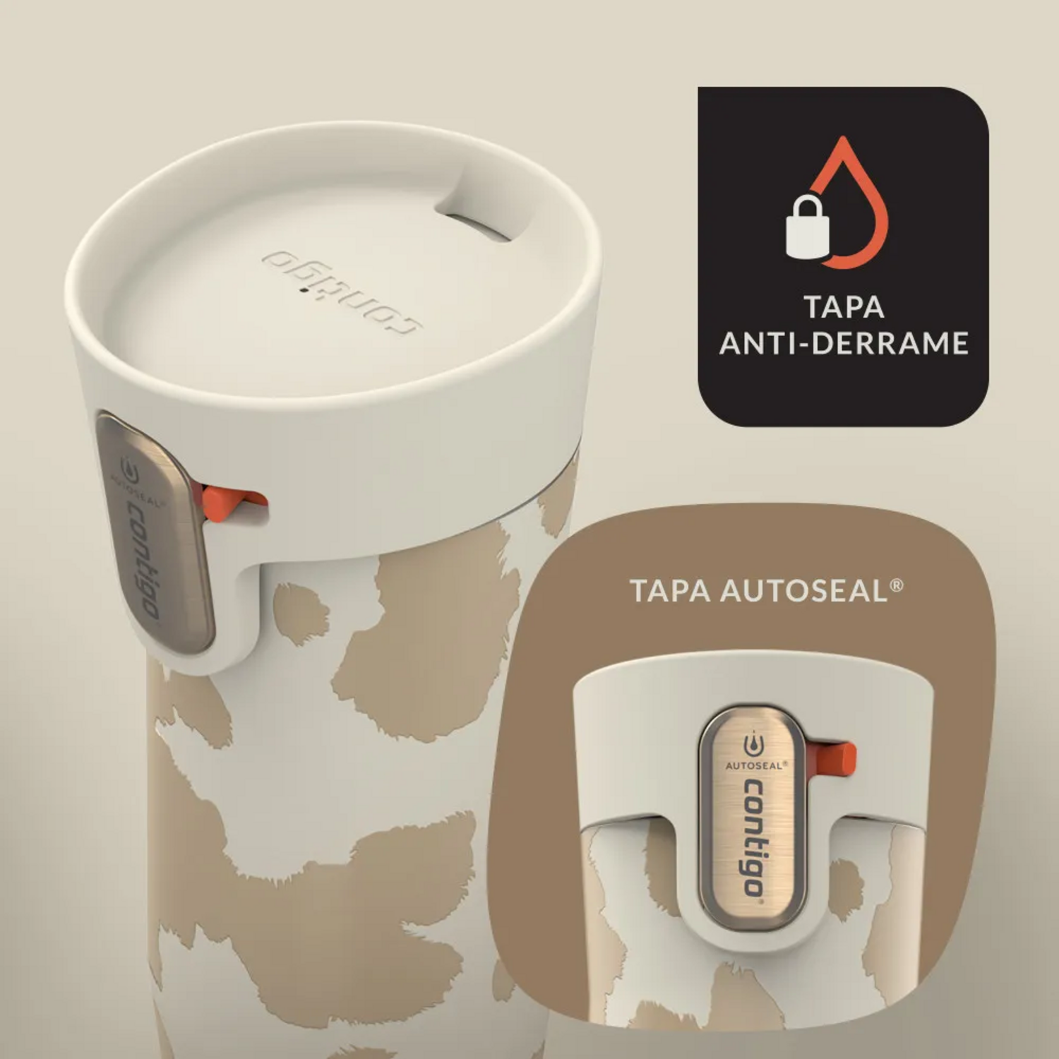 Vaso Mug Térmico Contigo West Loop 3.0 Ally Love 473 ml Bl-2