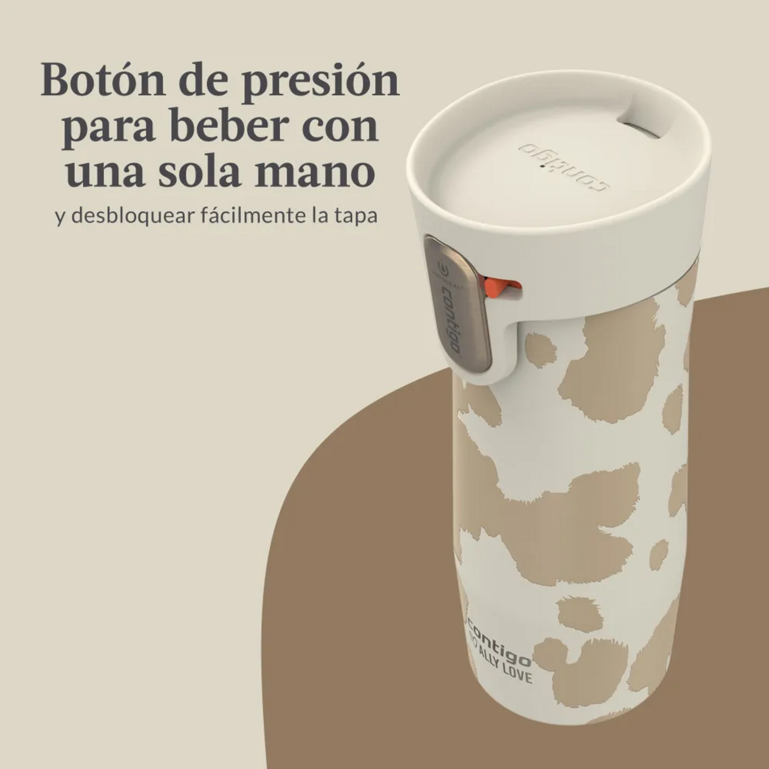 Vaso Mug Térmico Contigo West Loop 3.0 Ally Love 473 ml Bl-4