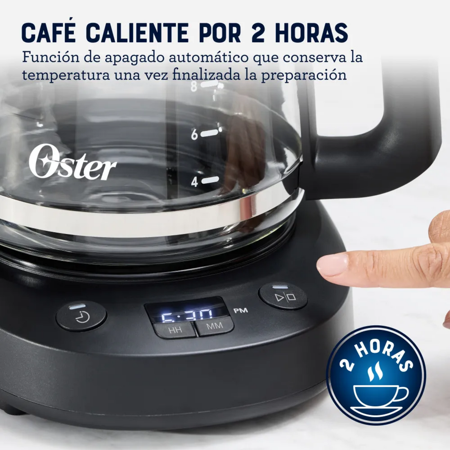 Cafetera Oster Programable 12 Tazas 2217262-3
