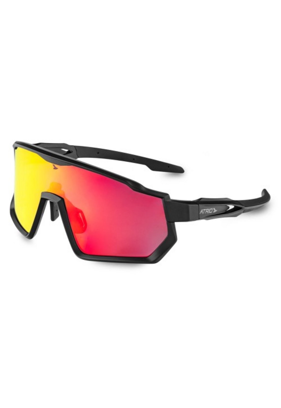 Kit 3 Lentes Ciclismo Atrio Uv400 Rojo/Negro Bi233-4