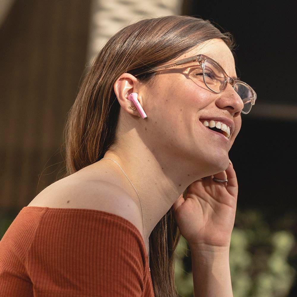 Audifono True Wireless STF Polux 2 In Ear Rosa-2