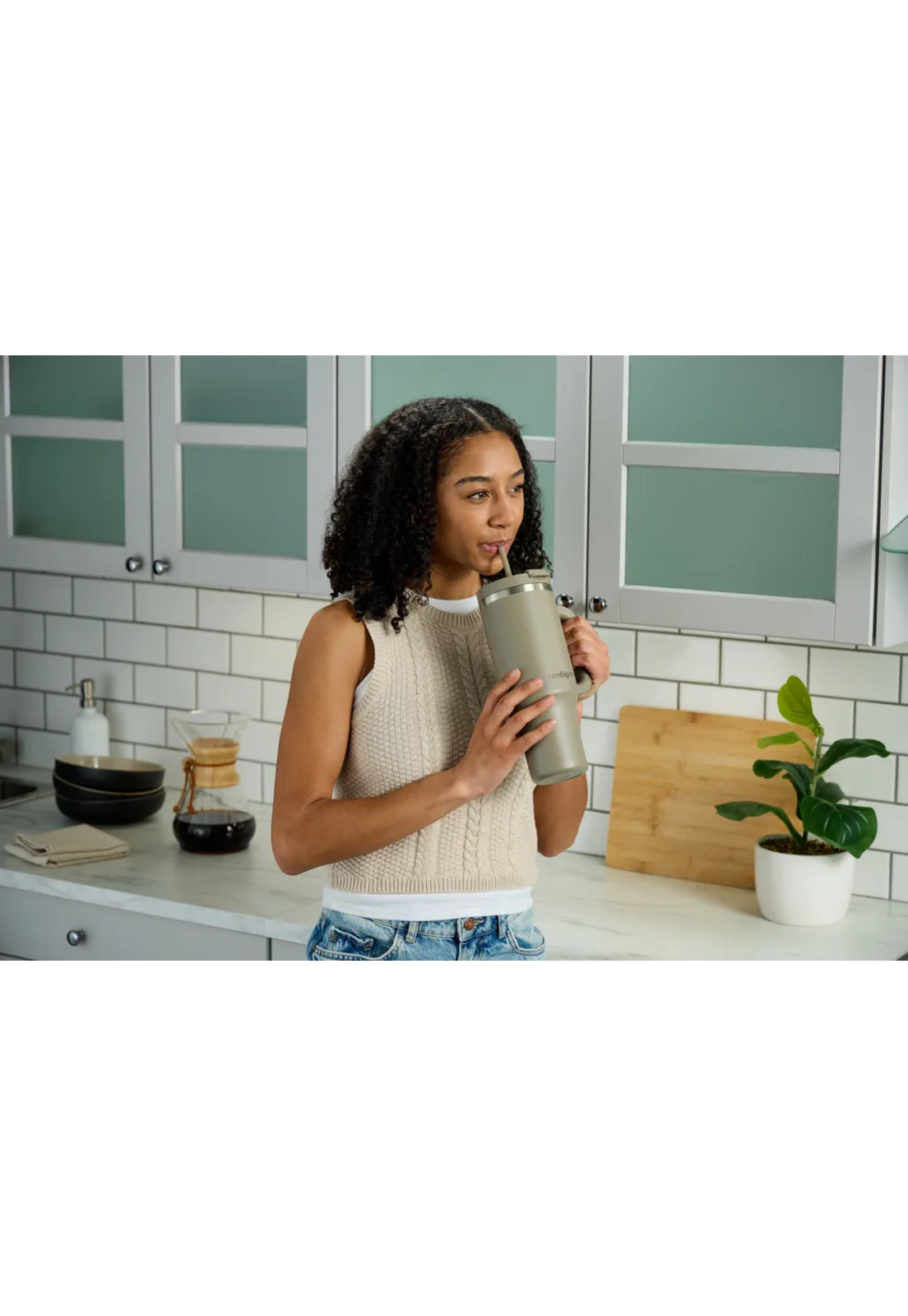 Vaso Tumbler Contigo Streeterville 1182 ml Frio Gris-3