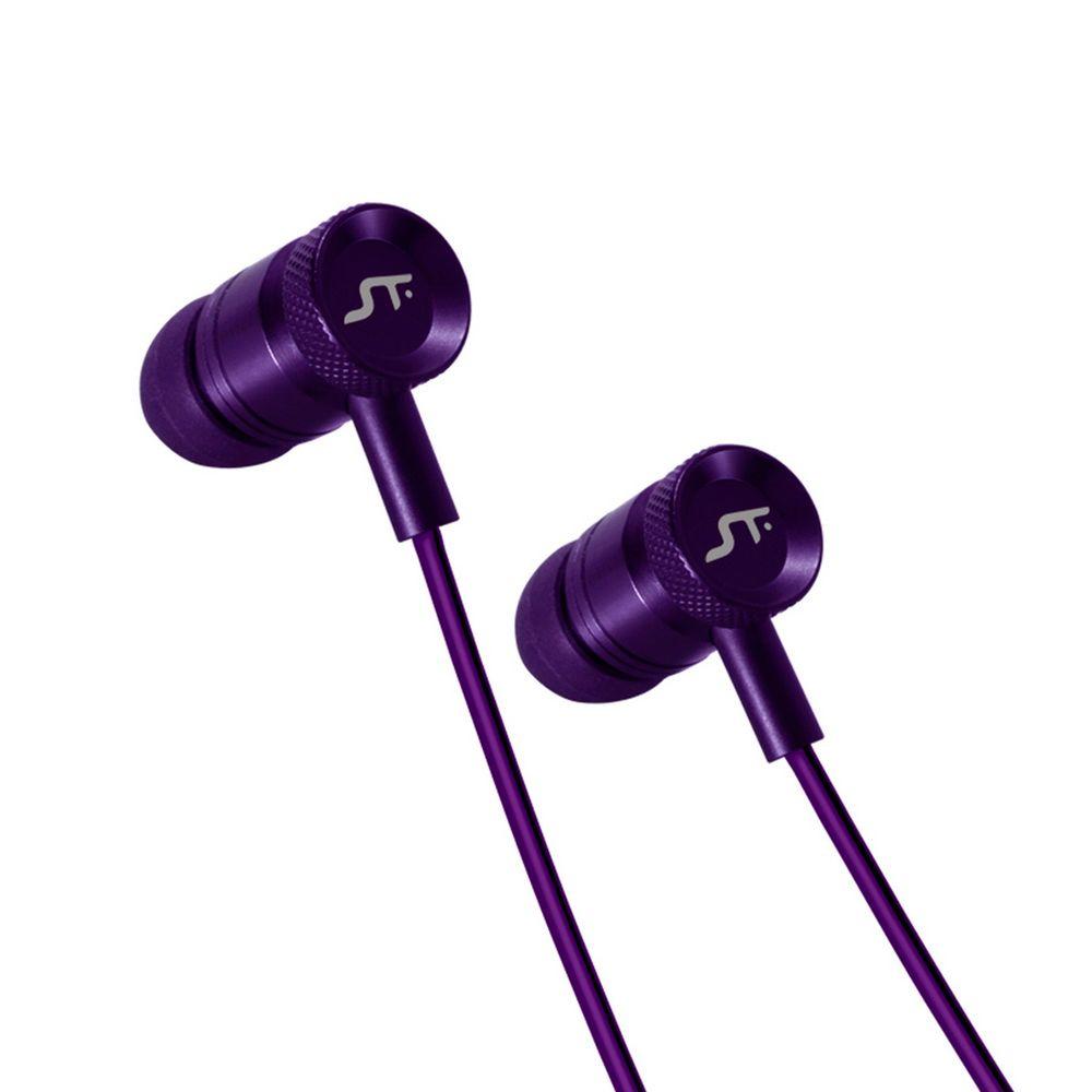 Audifonos STF Onix In-Ear con Mic Morado-0