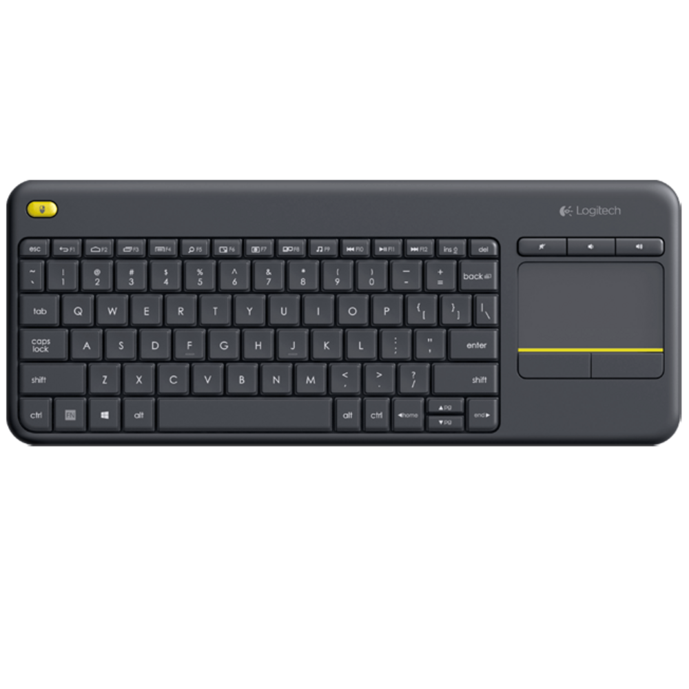 Teclado Logitech Smart TV K400 Plus Negro-0