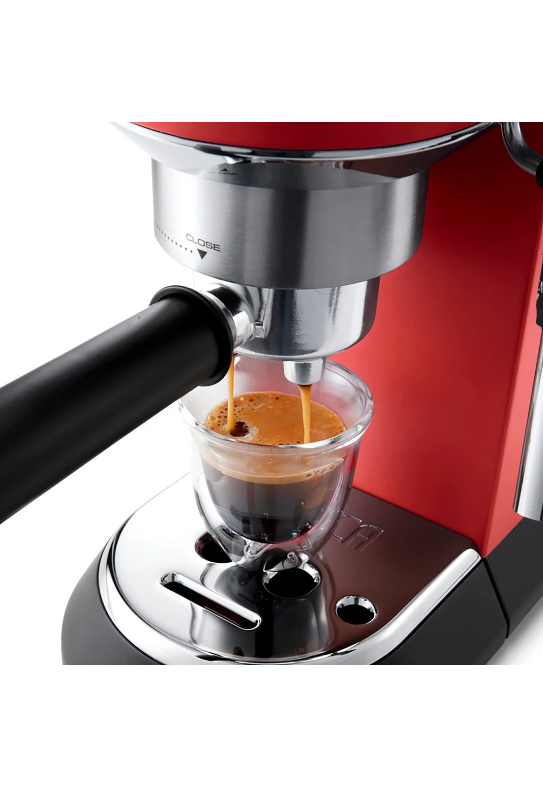 Cafetera DeLonghi Espresso Dedica Style Roja-3