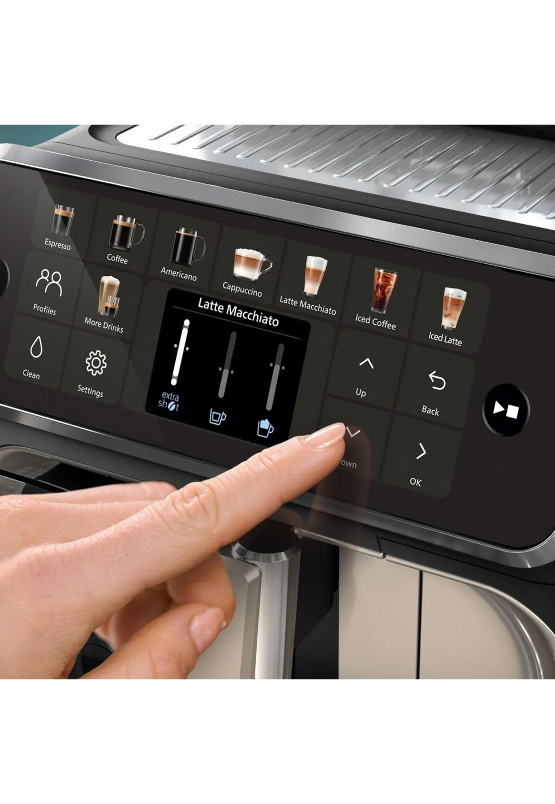 Cafetera Philips Superautomática EP5547 LatteGo 20 Bebidas-4