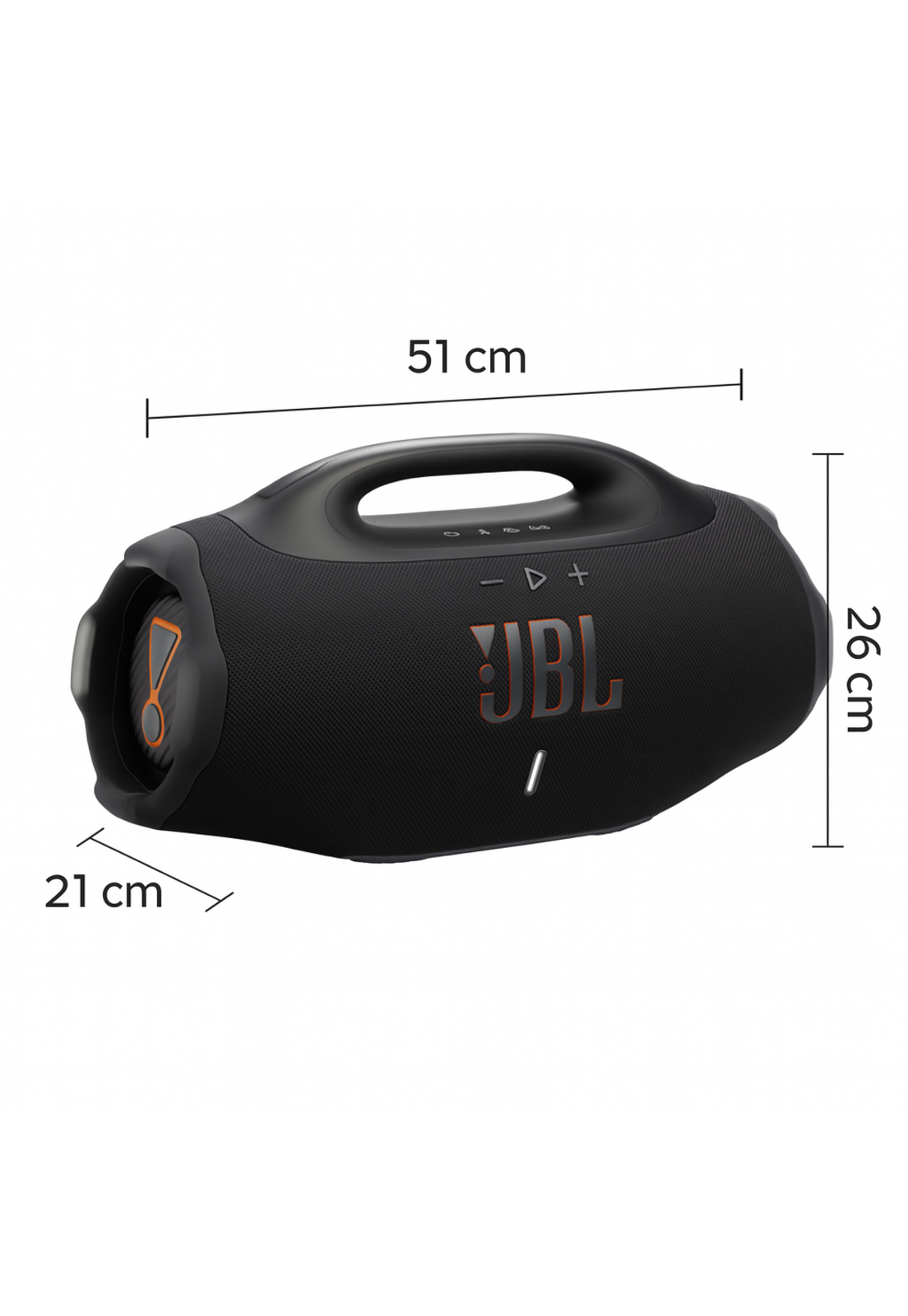 Parlante JBL Boombox 4 Tipo Bazooka Sonido Potente Negro-1