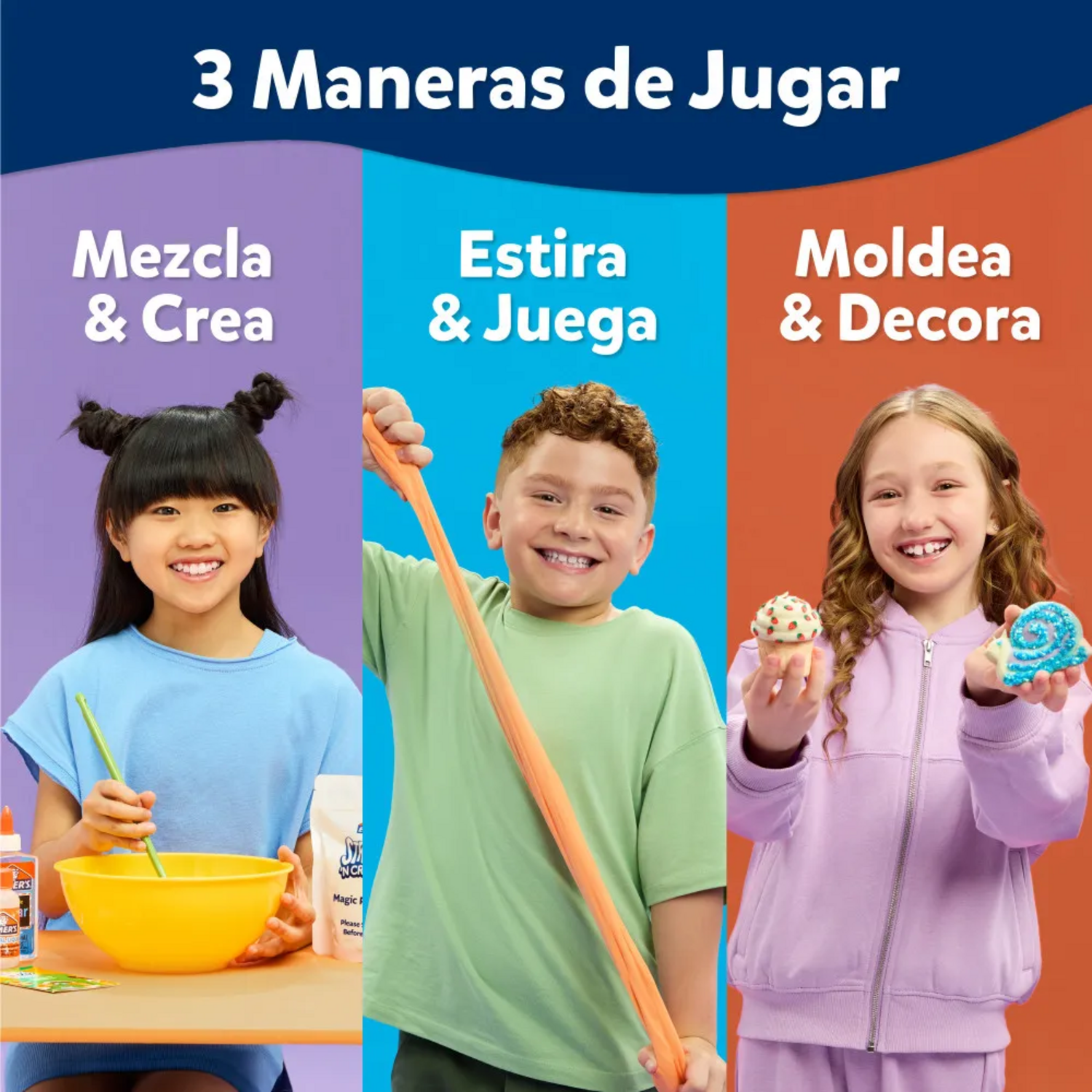 Kit de Masa Elmers Stretch Create Verde Amasa Pinta Colorea-2