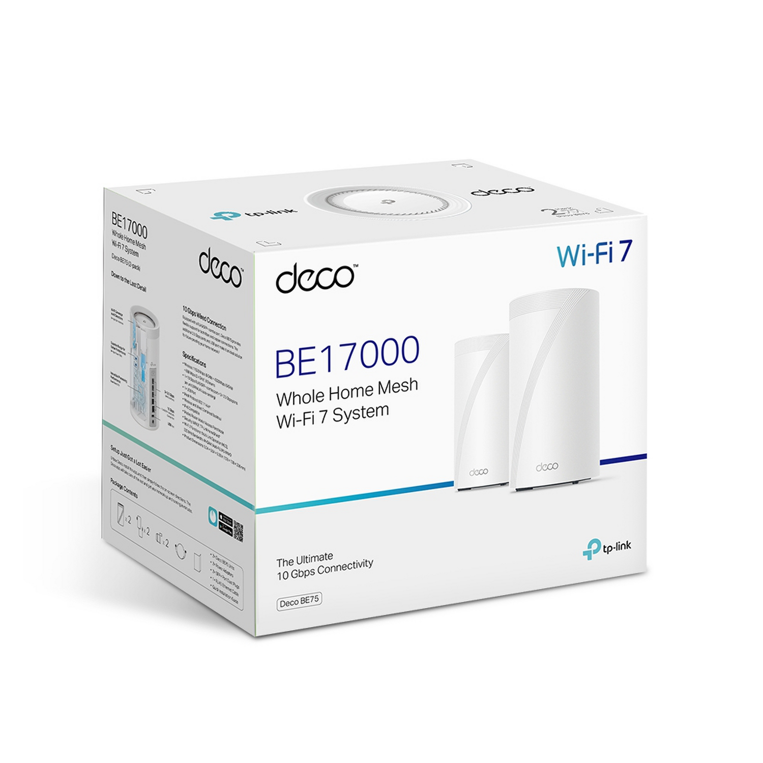Sistema WiFi 7 Tp-Link Deco BE75 BE17000 Pack 2-6