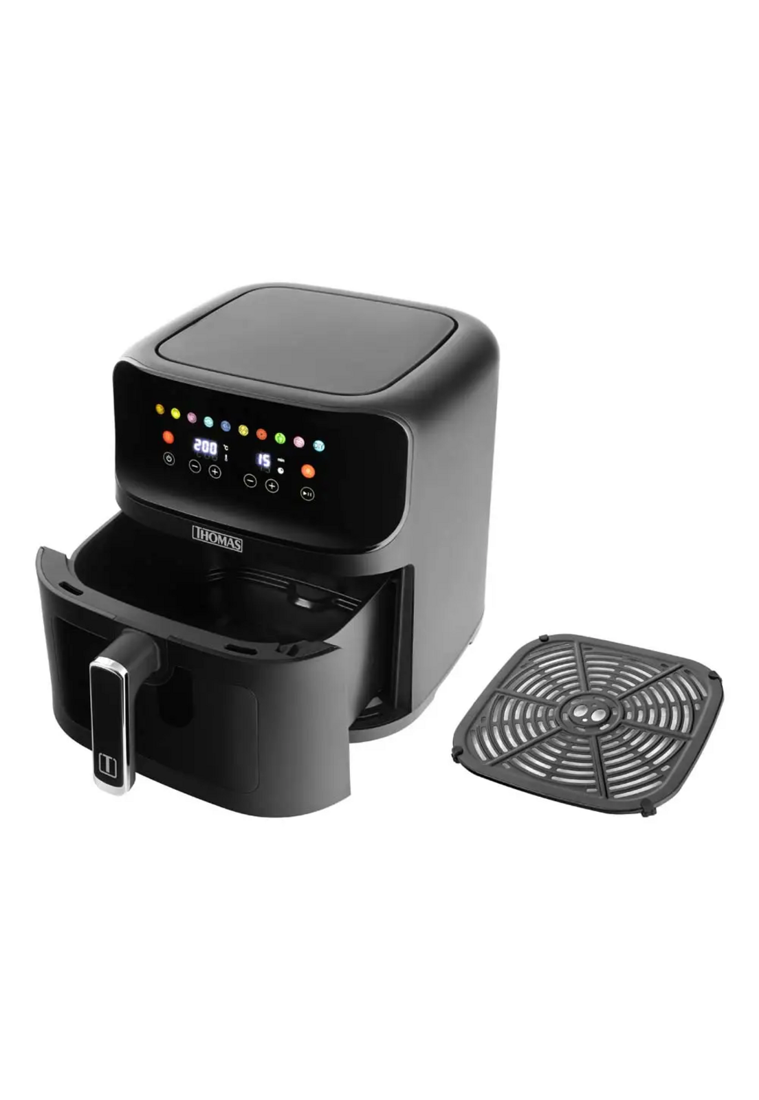 Freidora Air Fryer Thomas 8L Digital Touch Ventana 1700W-9