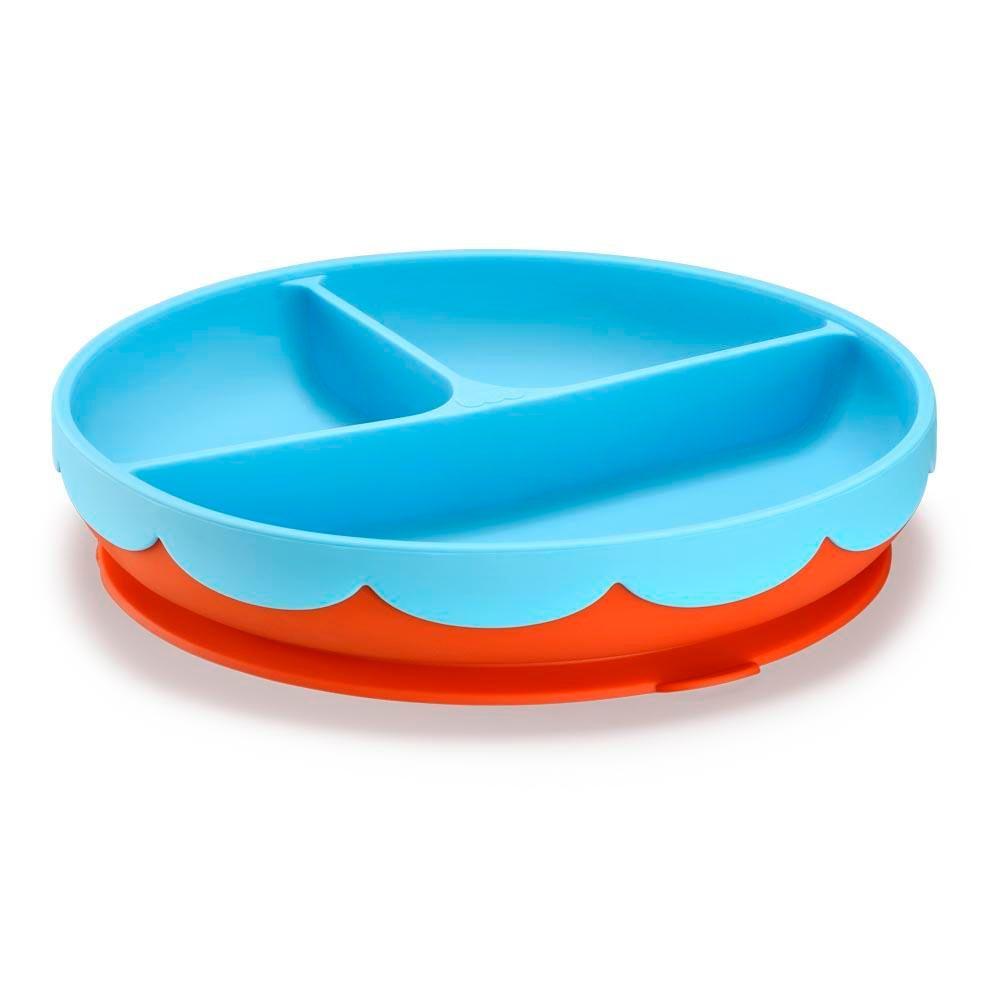 Plato de Silicona con Div Fisher Price Yummy Azul BB1189-0