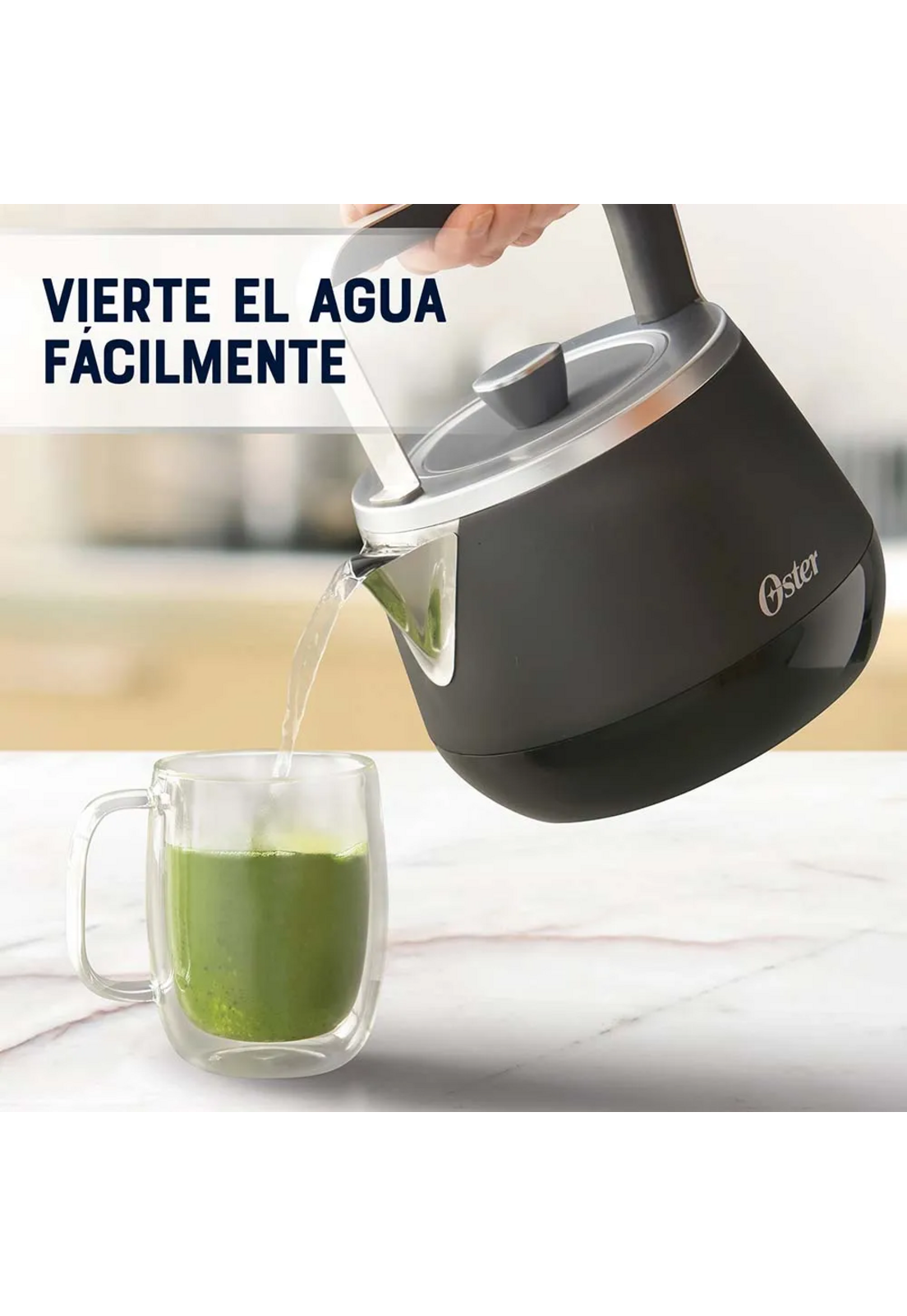 Hervidor Premium Oster 1,5 Litros Luces BVSTKT4510B-2