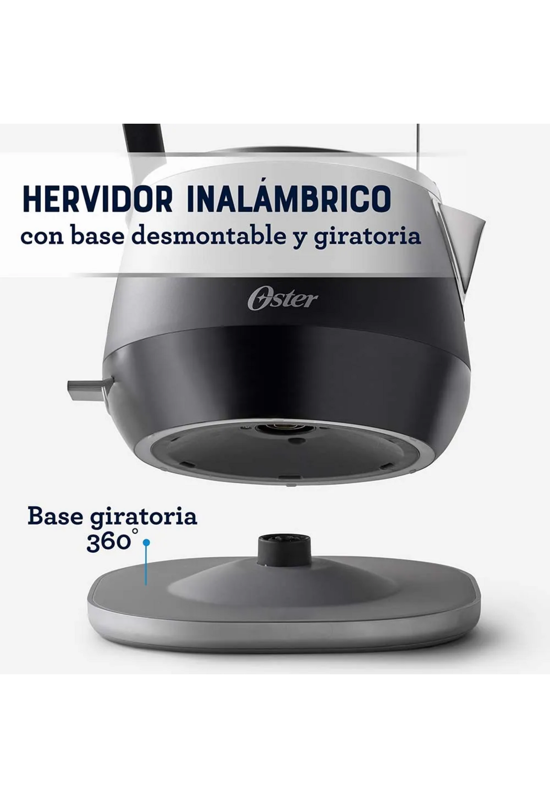Hervidor Premium Oster 1,5 Litros Luces BVSTKT4510B-4