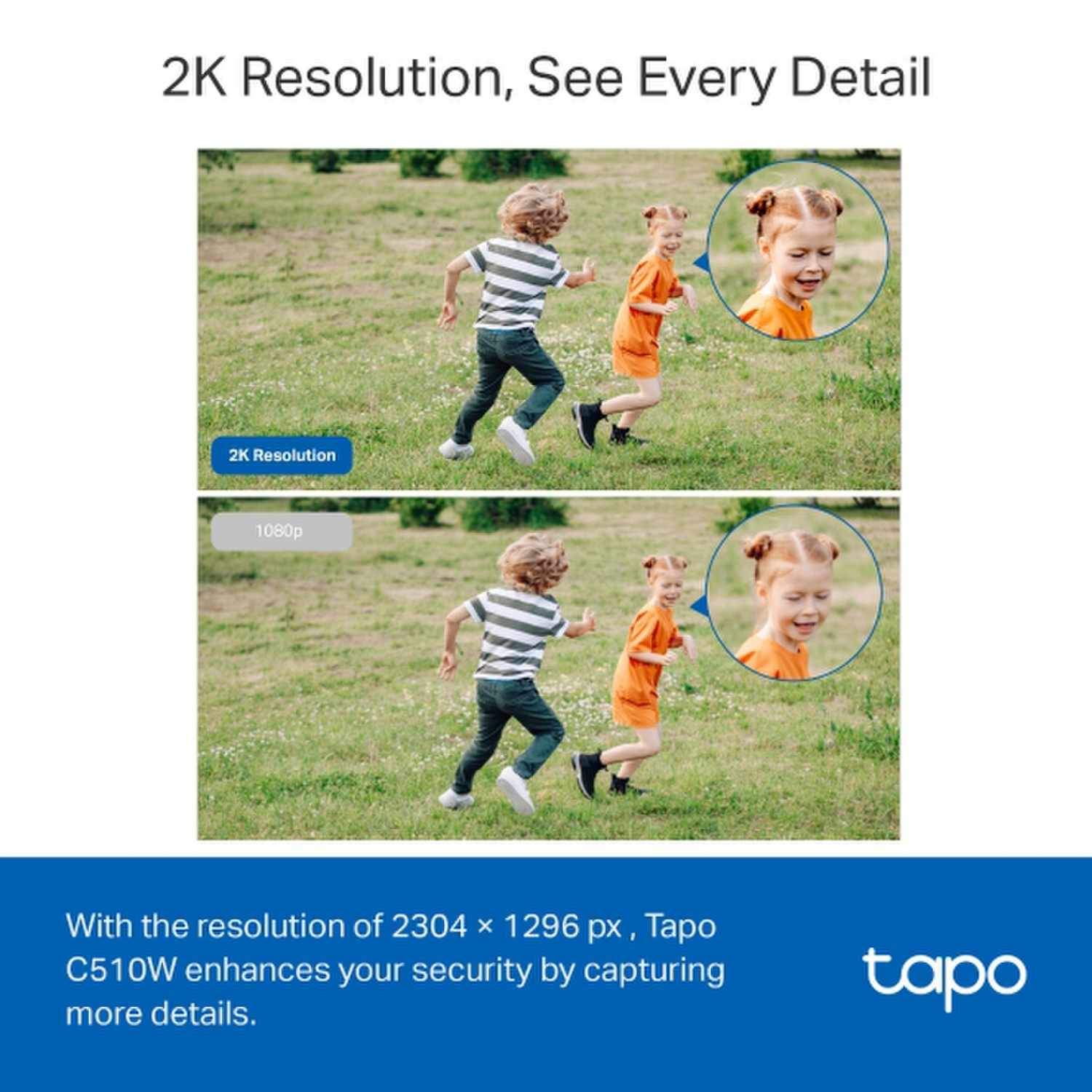 Camara de Seguridad Exterior 2K Tp-Link Tapo C510W-3