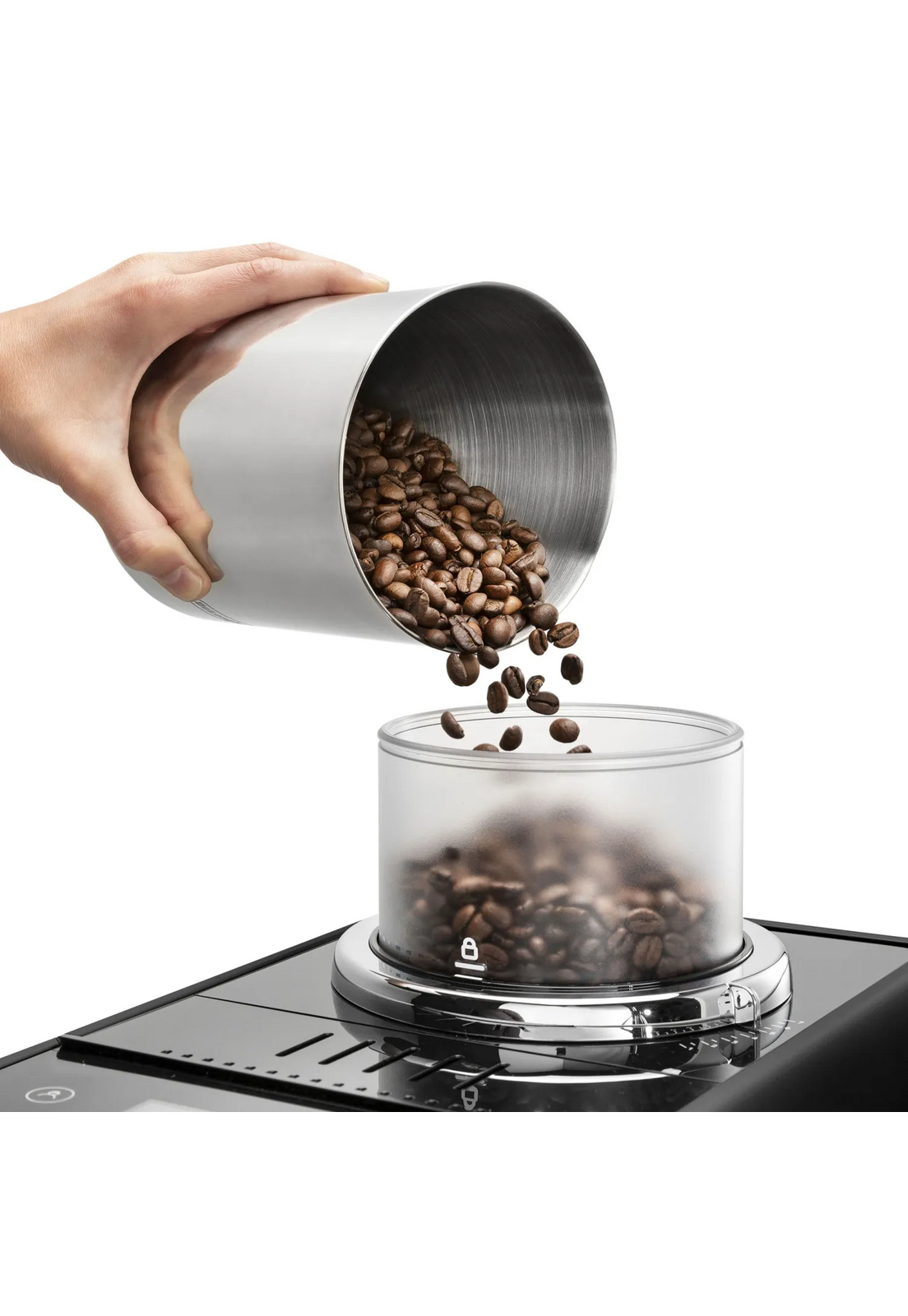 Cafetera Superautomatica DeLonghi Rivelia Latte Negra-6