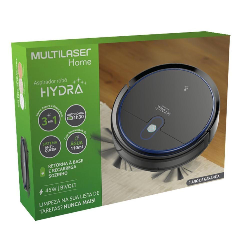 Aspiradora Robot Multilaser Hydra 3 en 1 HO314-5