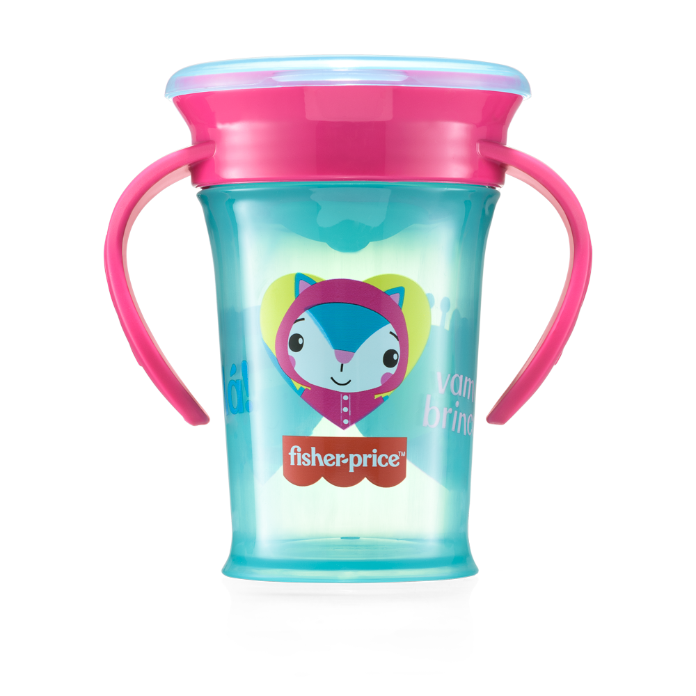 Vaso de Entrena Fisher Price First Moments Rosa Candy BB1021-0