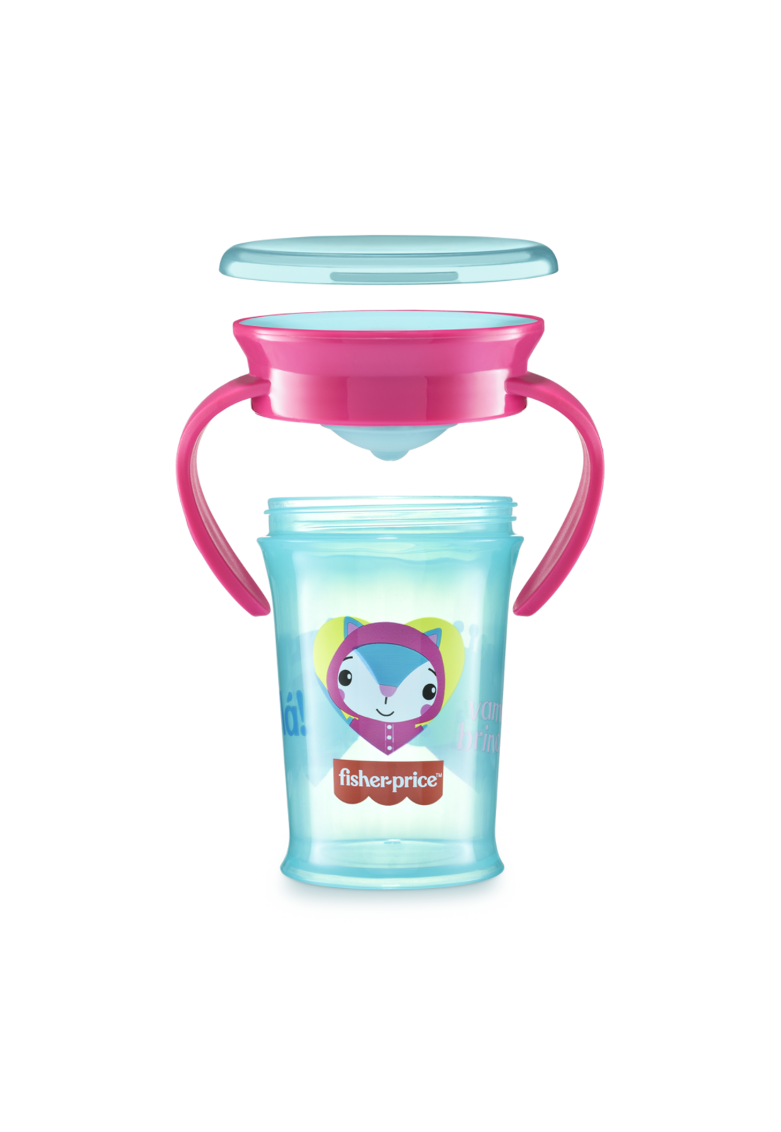 Vaso de Entrena Fisher Price First Moments Rosa Candy BB1021-2