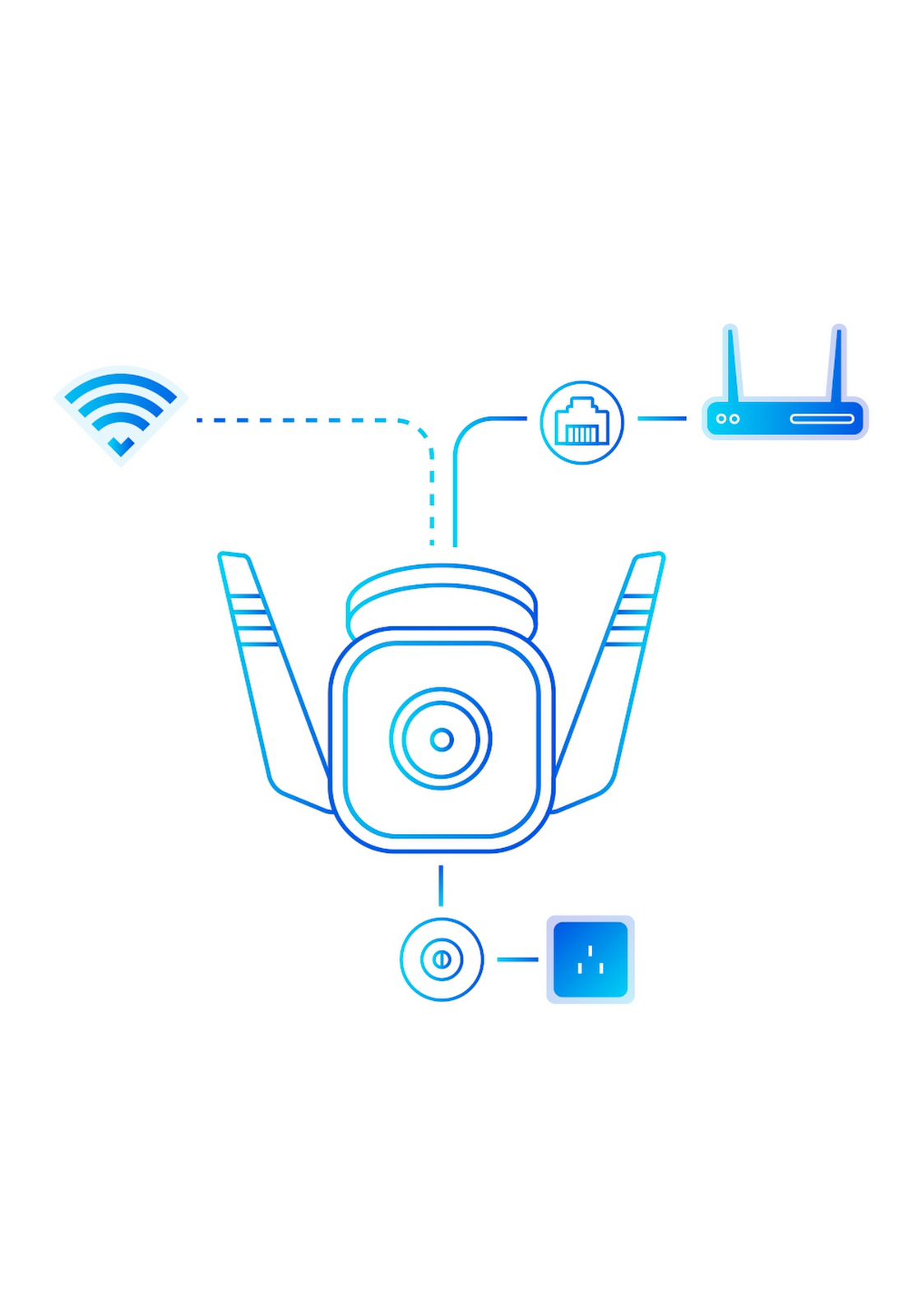 Camara de Seguridad Exterior Tp-Link Tapo C310-2