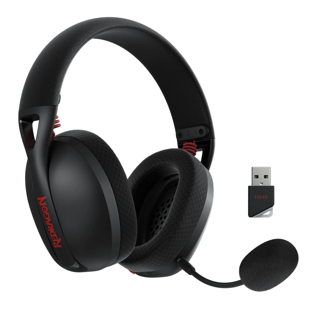 Audifono Gamer Inalam Redragon IRE Pro Negro H848-2