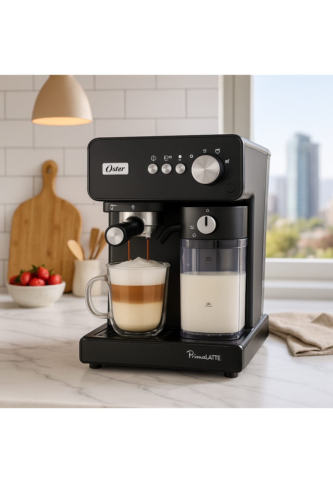 Cafetera Automatica Oster Primalatte Nuevo Modelo 2025 Negra-2