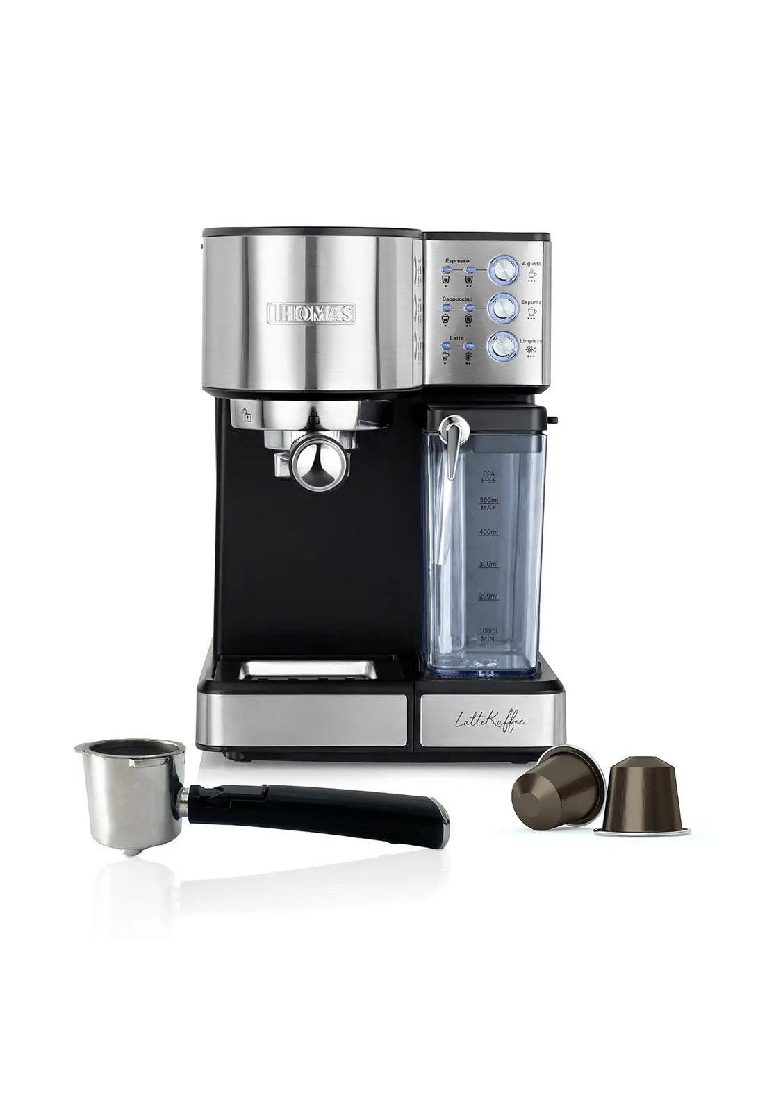 Cafetera Espresso Thomas TH-160 DeLi 15 Bar Espumador Latte-2