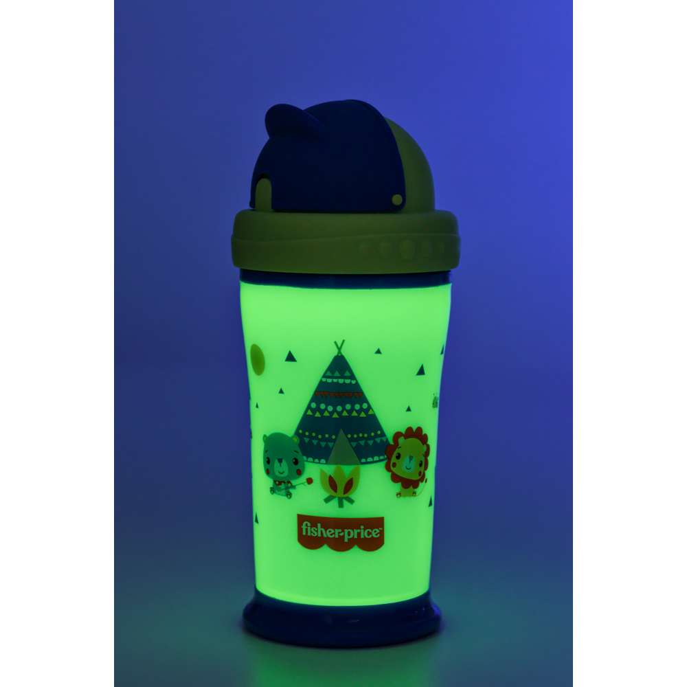 Vaso Playful Fisher Price Glow in the Dark Azul Star BB1128-3