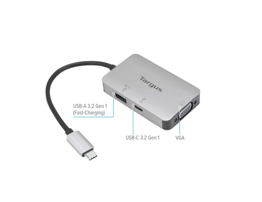 Adaptador Targus  USB-C Multipuerto Single Video VGA ACA965-1