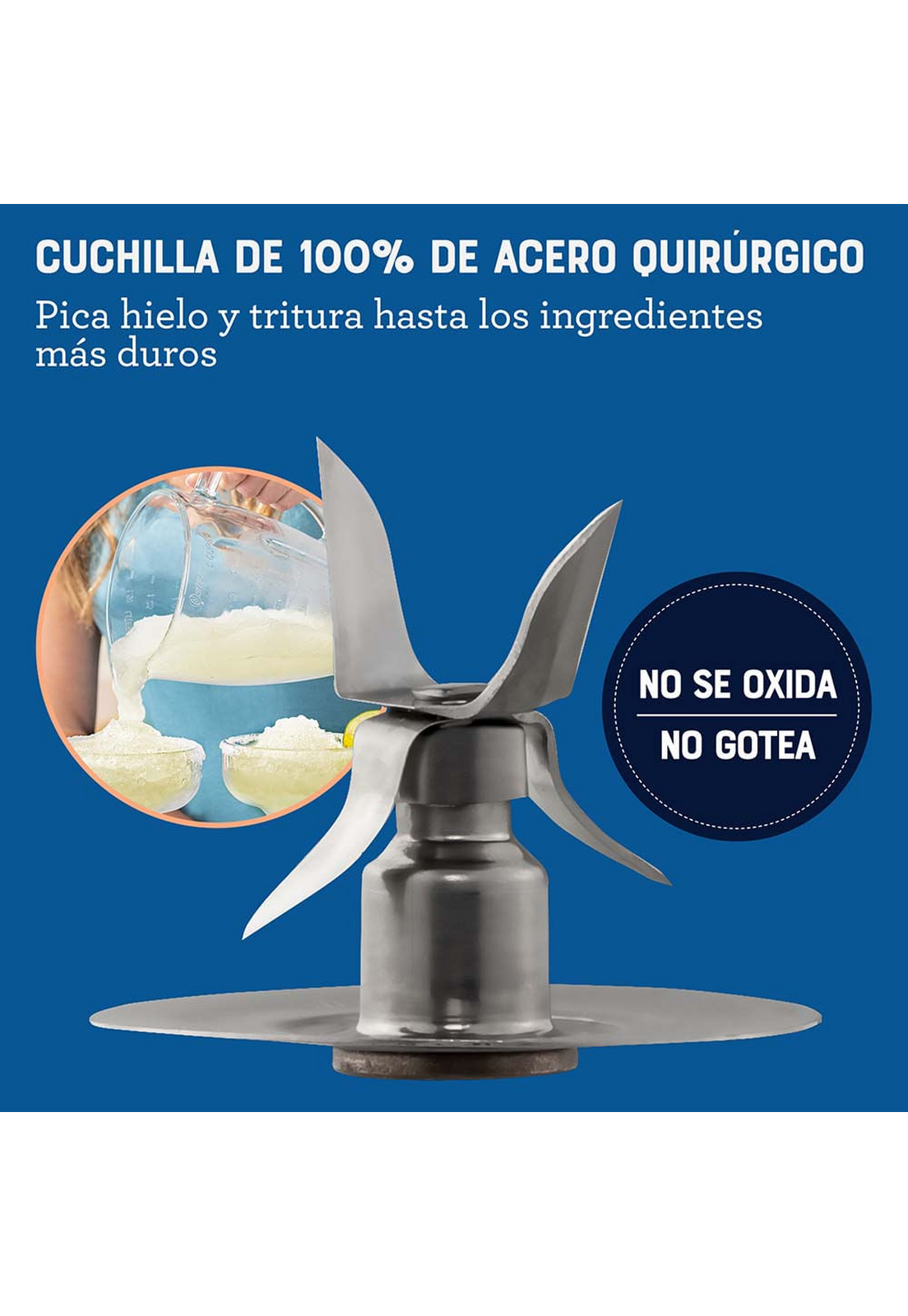 Licuadora Oster Vaso Vidrio  6 Vel  BLSTPEG-GPB-6