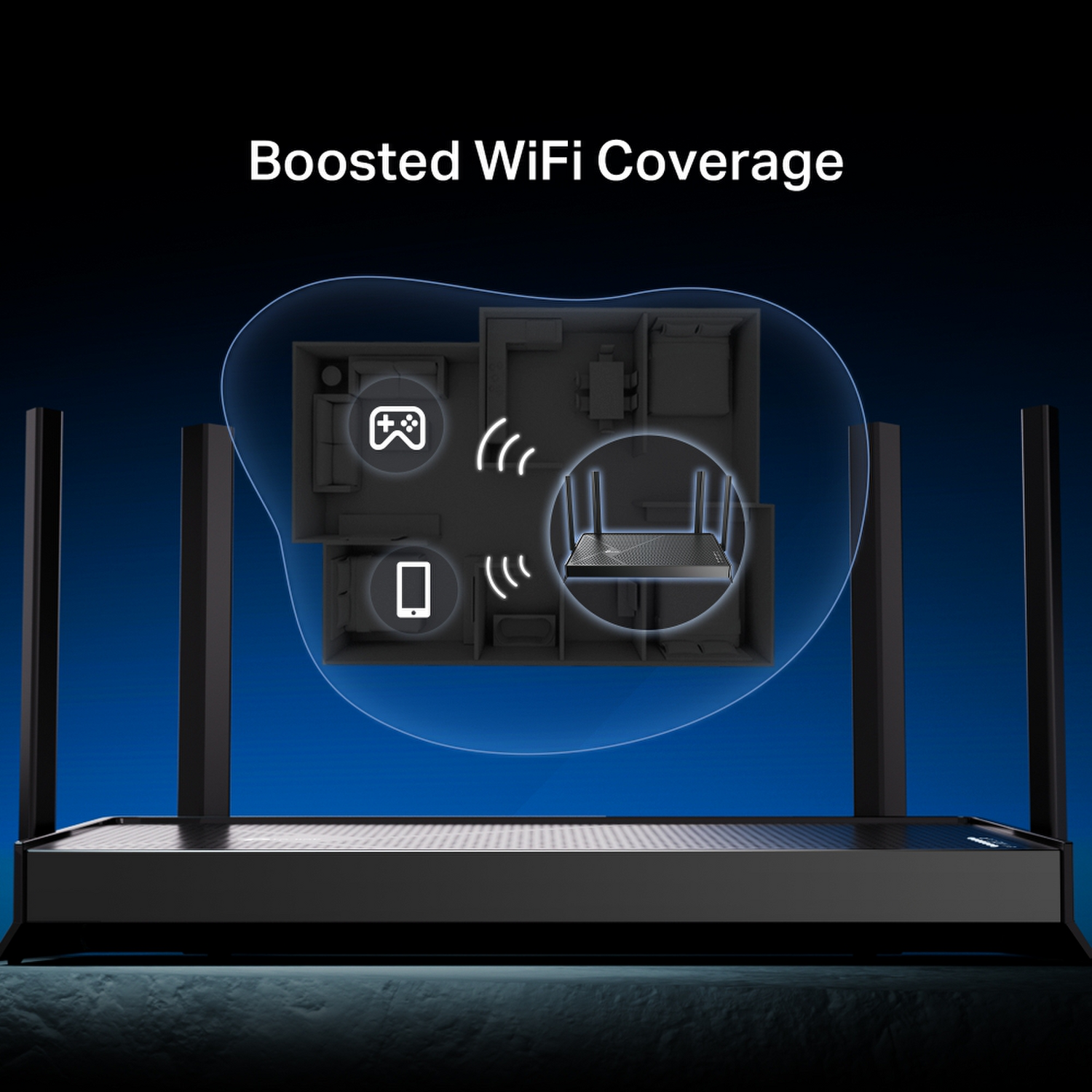 Router Wifi 7 Tp-Link Archer BE230 Negro Be2600-6