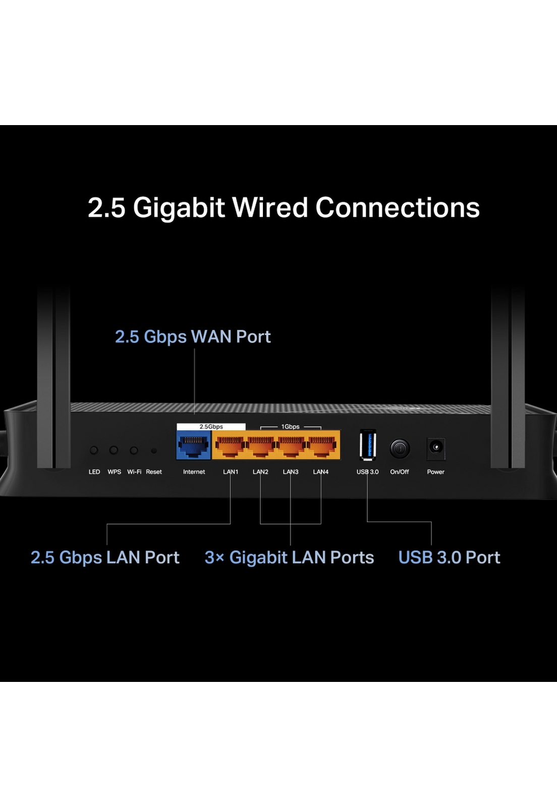 Router Wifi 7 Tp-Link Archer BE230 Negro Be2600-5