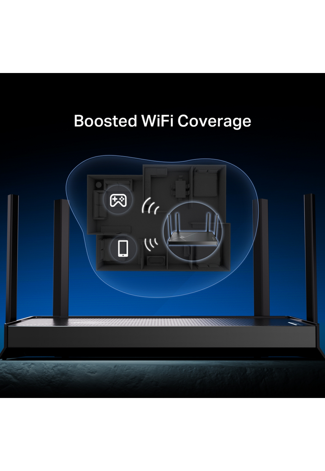 Router Wifi 7 Tp-Link Archer BE230 Negro Be2600-6