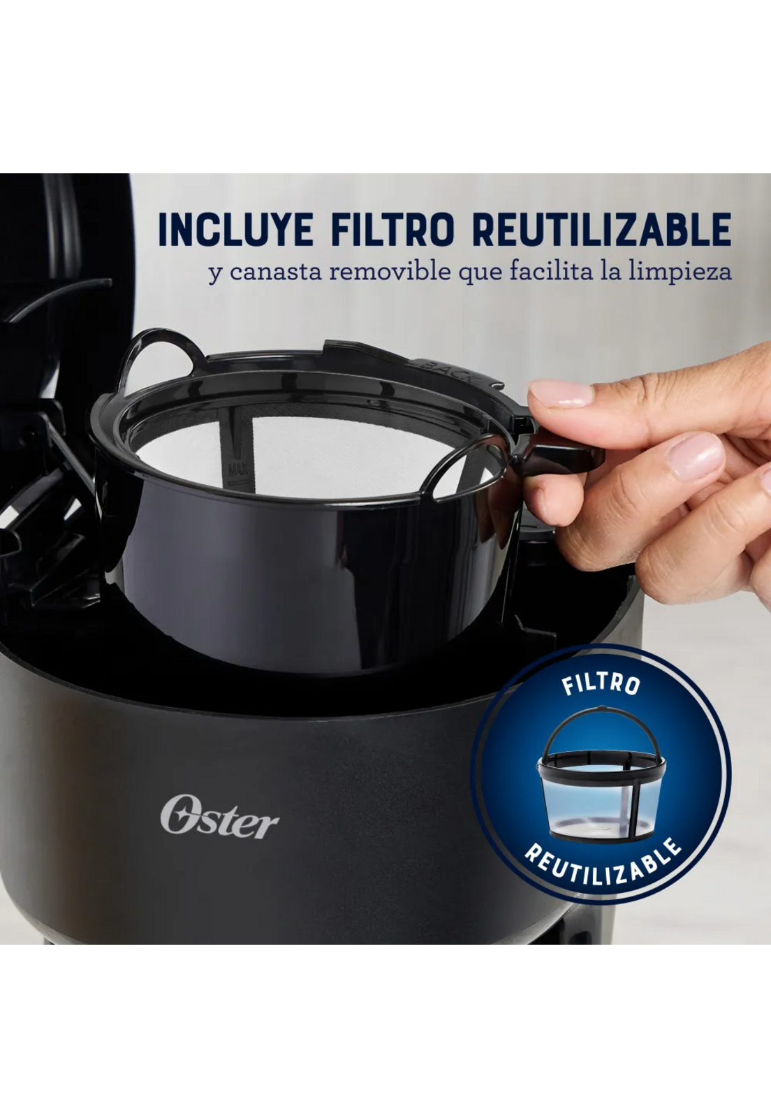 Cafetera Oster 5 Tazas Nuevo Modelo 2217208-3