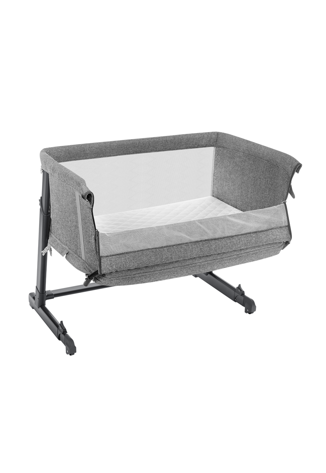 Cuna 3 En 1 Multikids Baby Nest Gris BB710SA-2