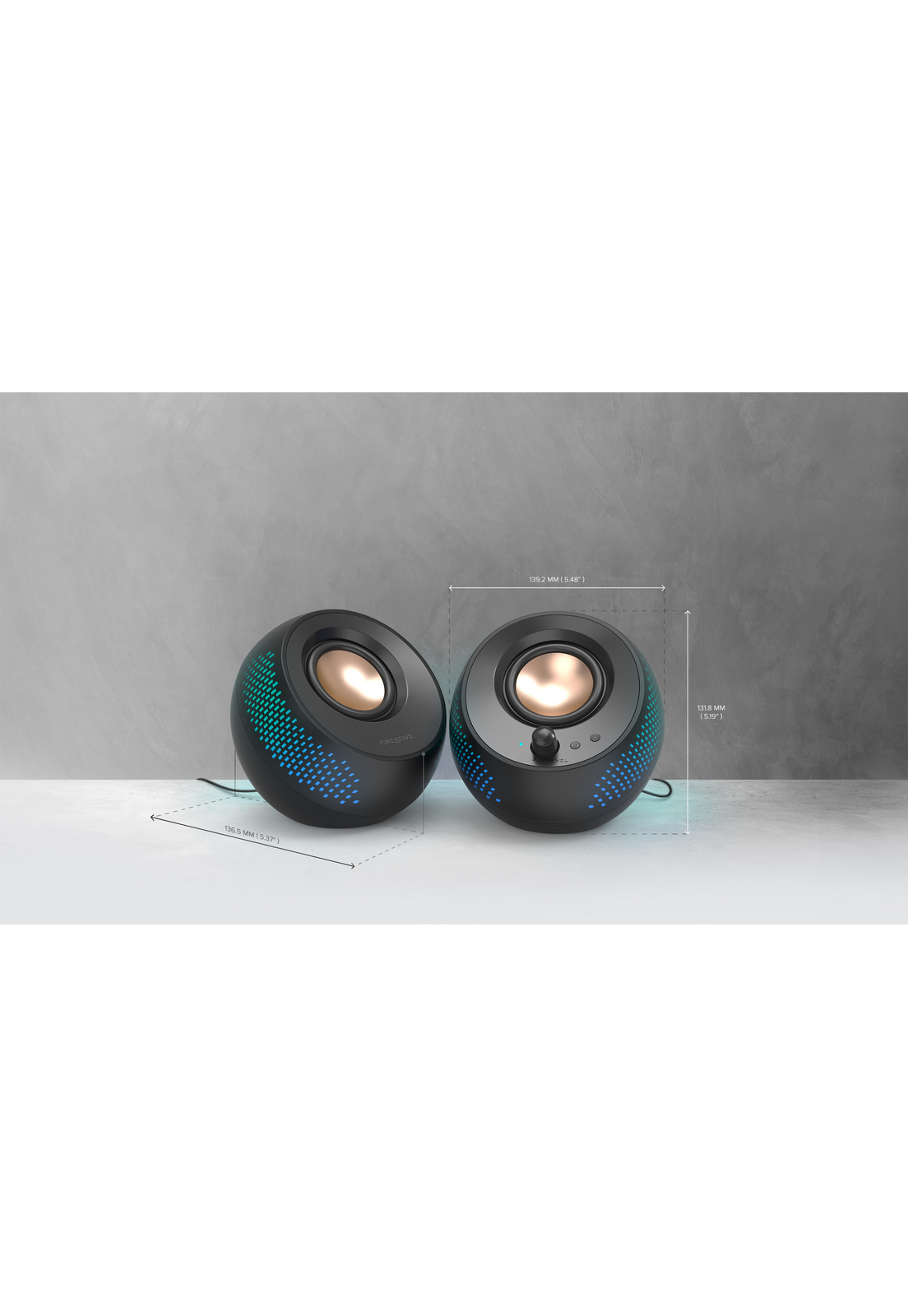 Parlante Creative Pebble X Negro MF1715-5