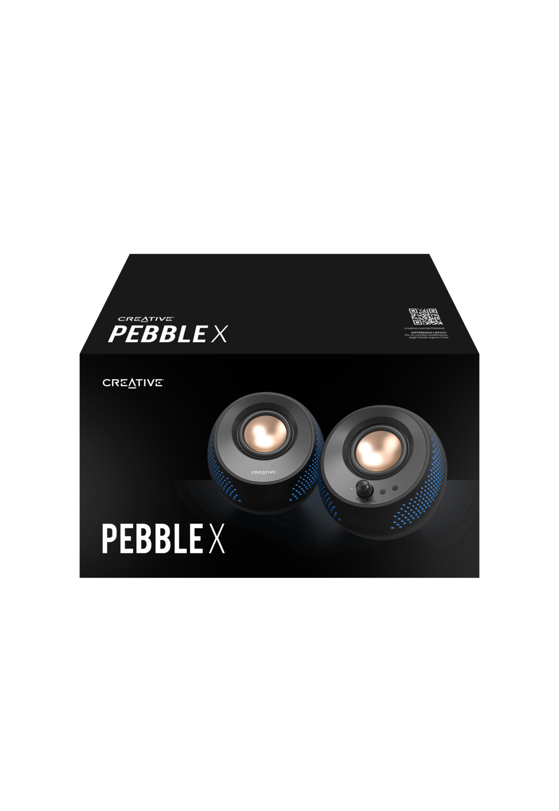 Parlante Creative Pebble X Negro MF1715-8
