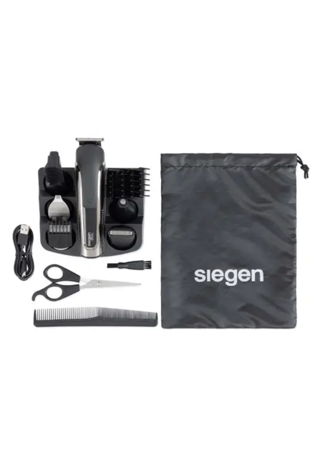 Cortadora De Pelo Siegen SG-8555 6 Cabezales Recargable-6