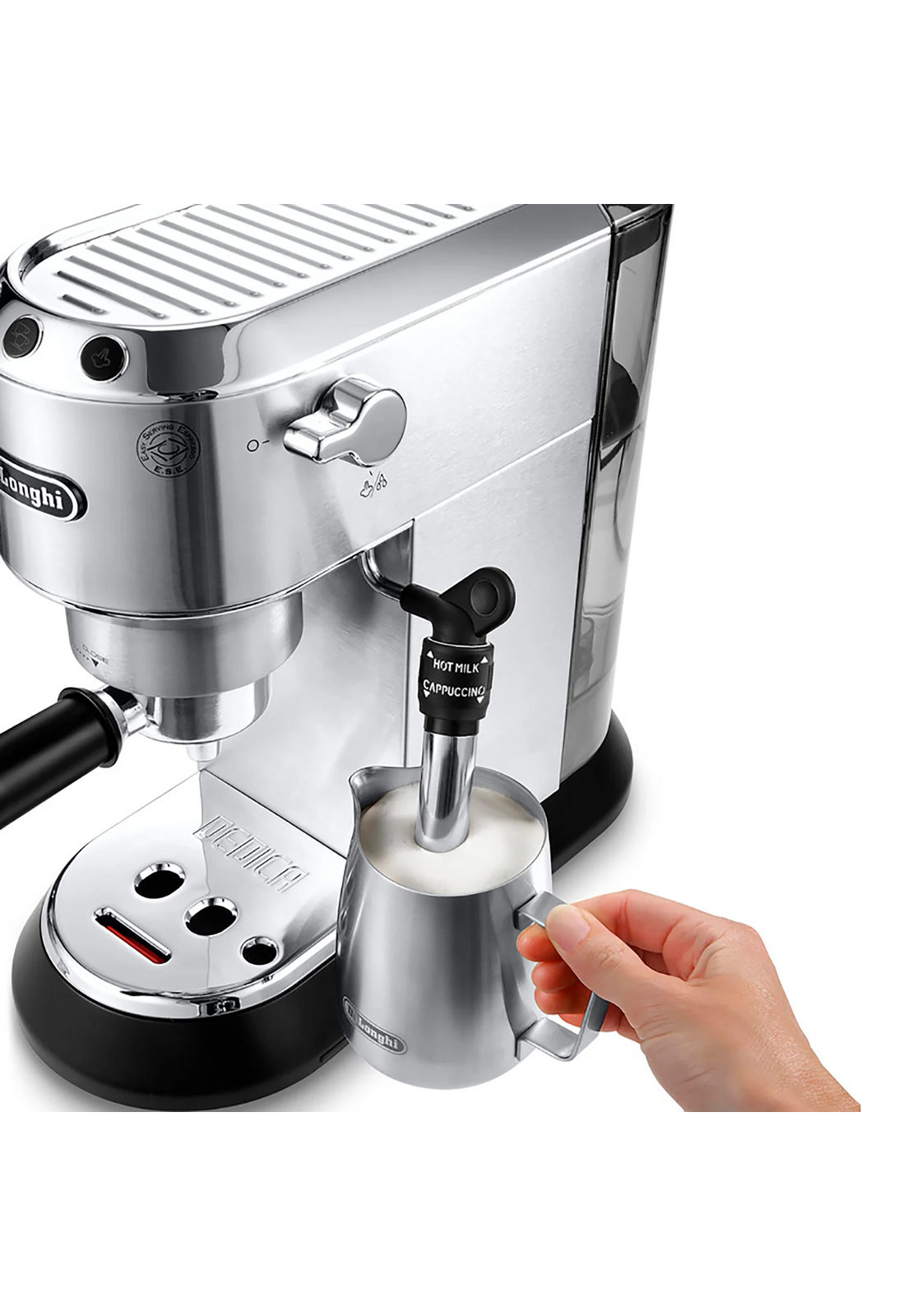 Cafetera DeLonghi Espresso Dedica Style Metal-3
