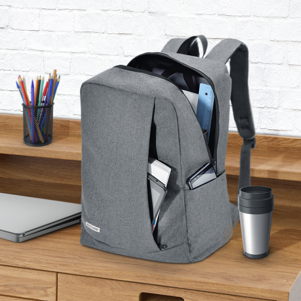 Mochila Notebook Multilaser Classic Gris BO438-10