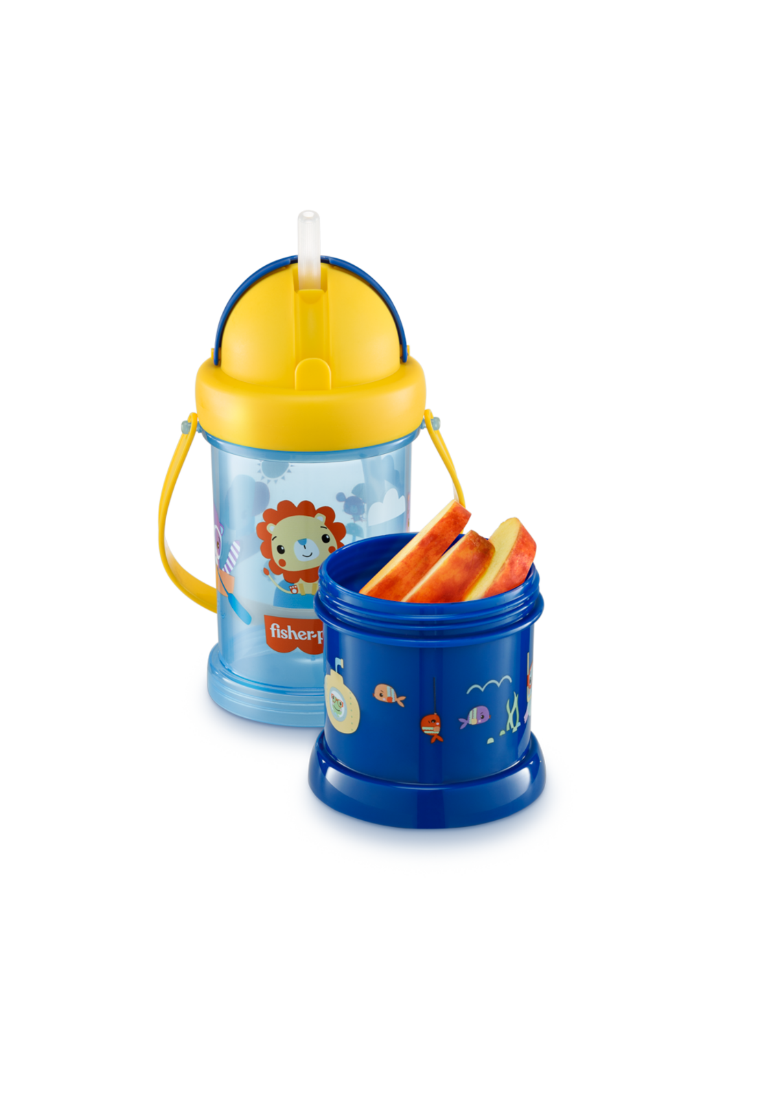 Vaso Porta Snack Fisher Price Playfyl Az Summer Sky BB1012-1