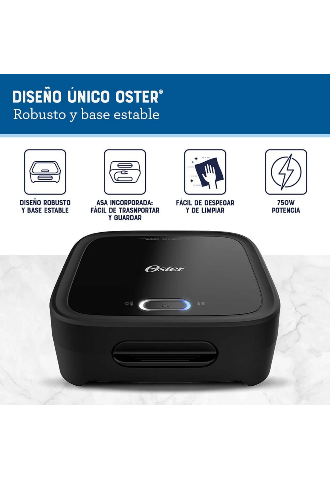 Sandwichera Oster Viral con Hervidor Thorben Retro 1,7L-8