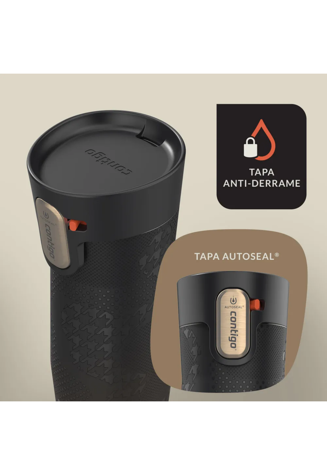 Vaso Mug Térmico Contigo West Loop 3.0 Ally Love 473 ml Ng-2