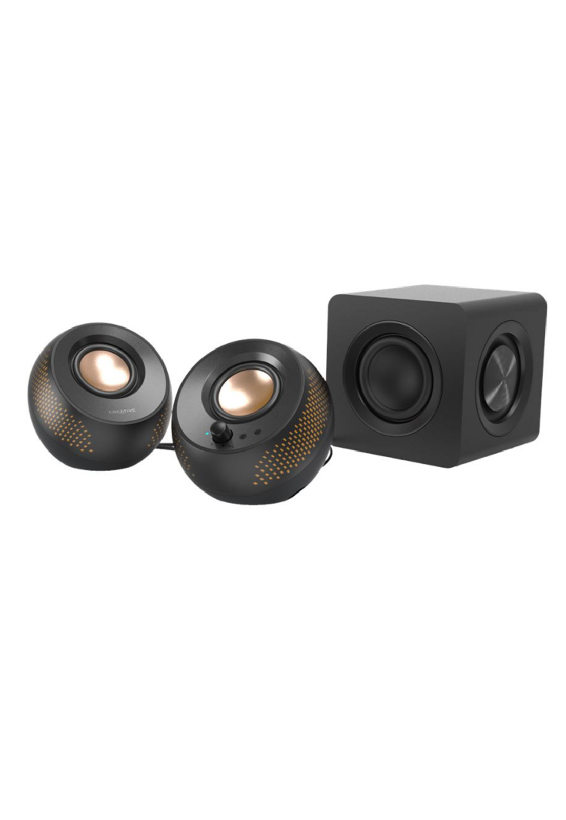 Parlantes Creative Pebble X Plus USB-C 60W BT Subwoofer RGB-1
