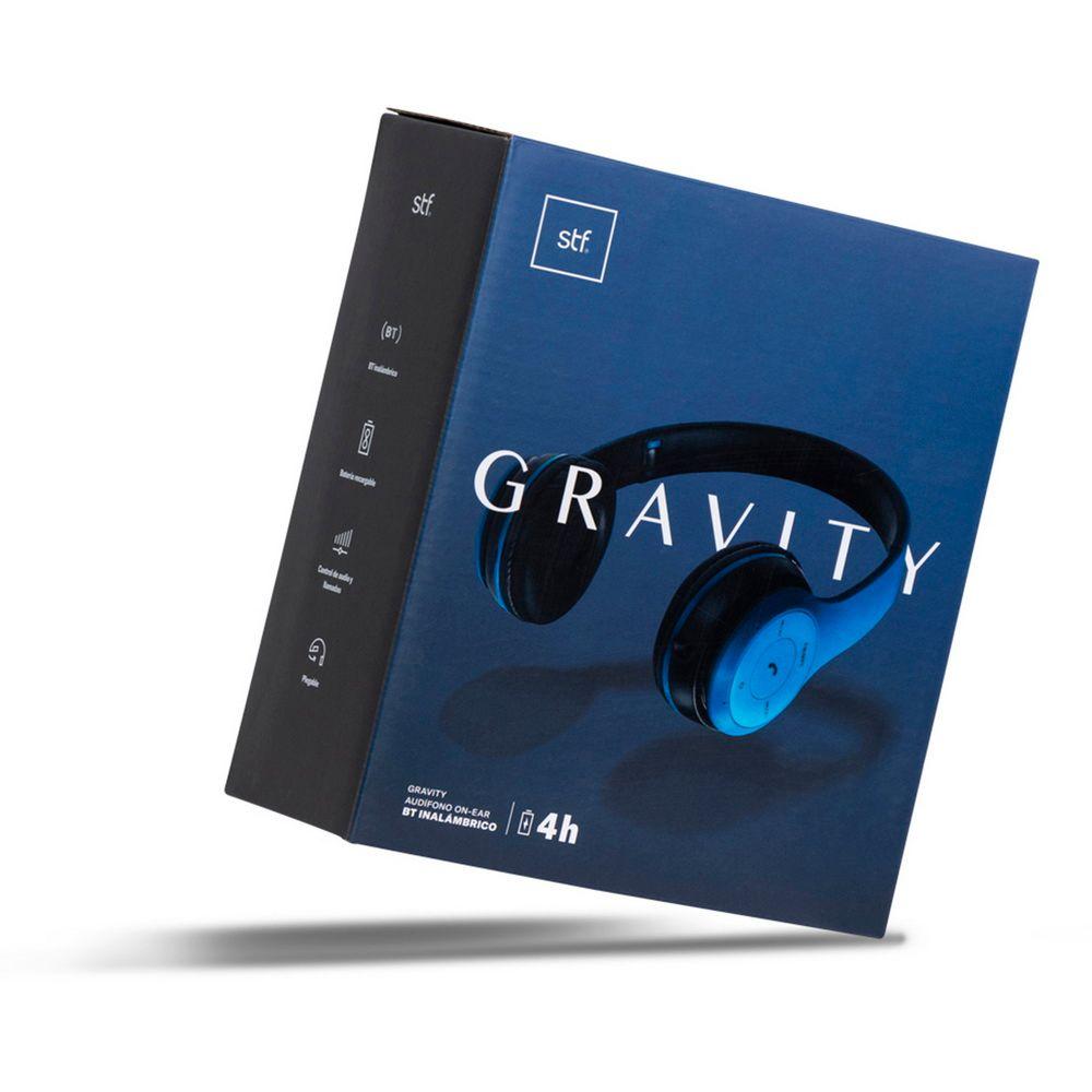 Audifono Bluetooth STF Gravity On-Ear Azul-2